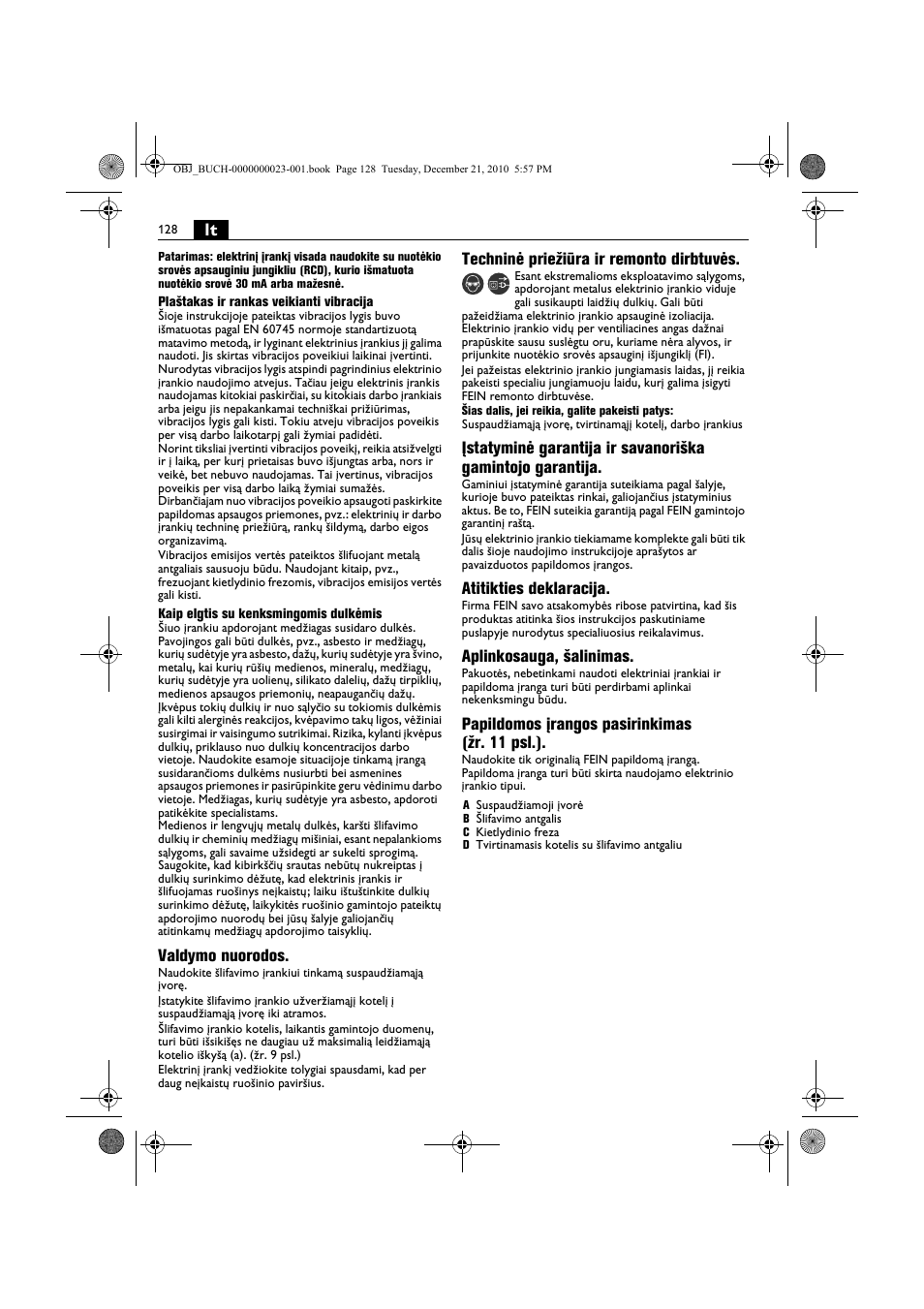 Fein MShy_648-1Z User Manual | Page 128 / 164