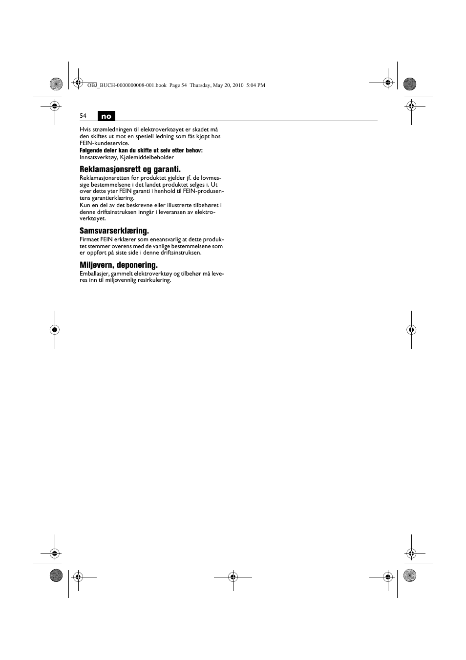 Fein KBM80auto User Manual | Page 54 / 148