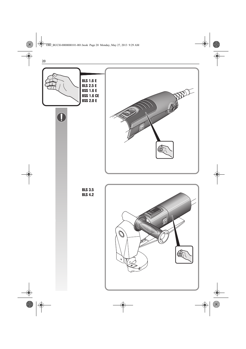 Fein BSS 2.0E User Manual | Page 20 / 138