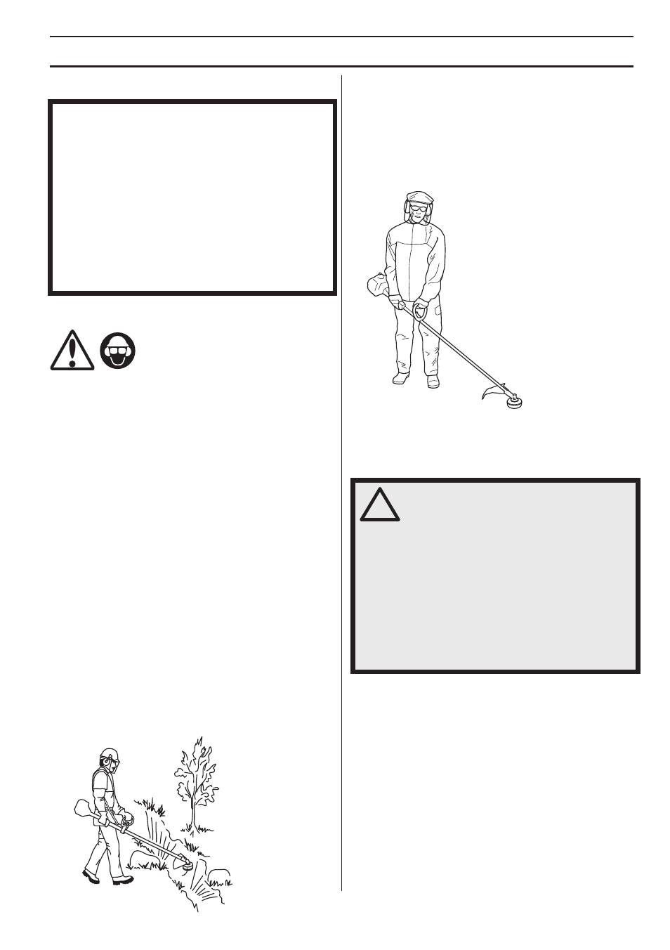 Arbeidstechniek, Algemene werkinstructies, Basisveiligheidsregels | Husqvarna 122LD User Manual | Page 173 / 642