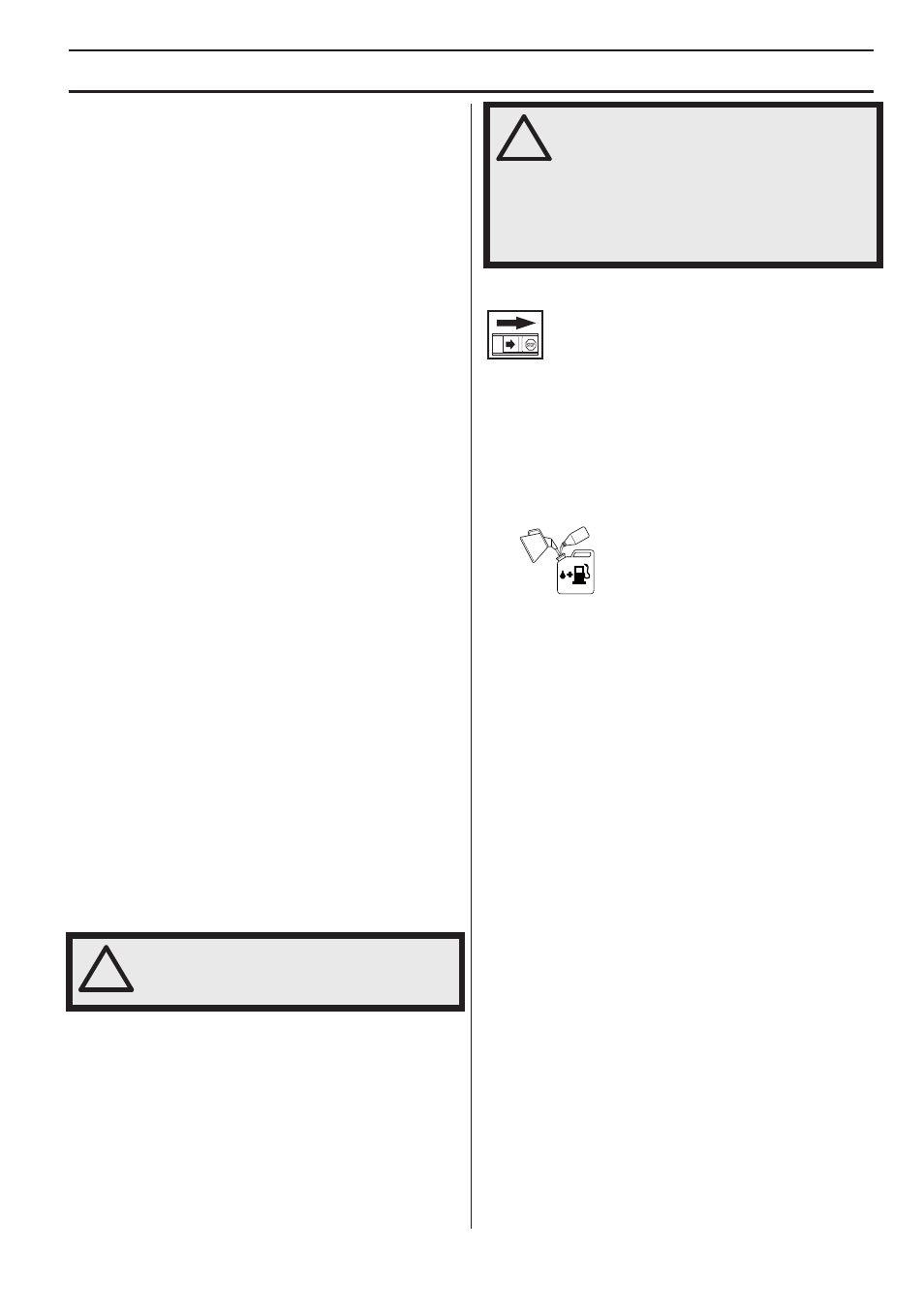 Manejo de combustível, Segurança no manejo de combustível, Combustível | Husqvarna 122LD User Manual | Page 217 / 642