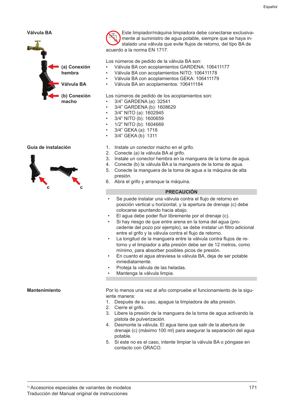 Graco AquaMax-E 3050 User Manual | Page 171 / 396