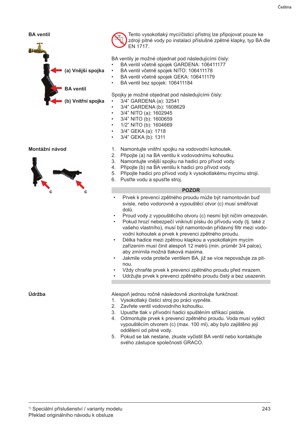 Graco AquaMax-E 3050 User Manual | Page 243 / 396