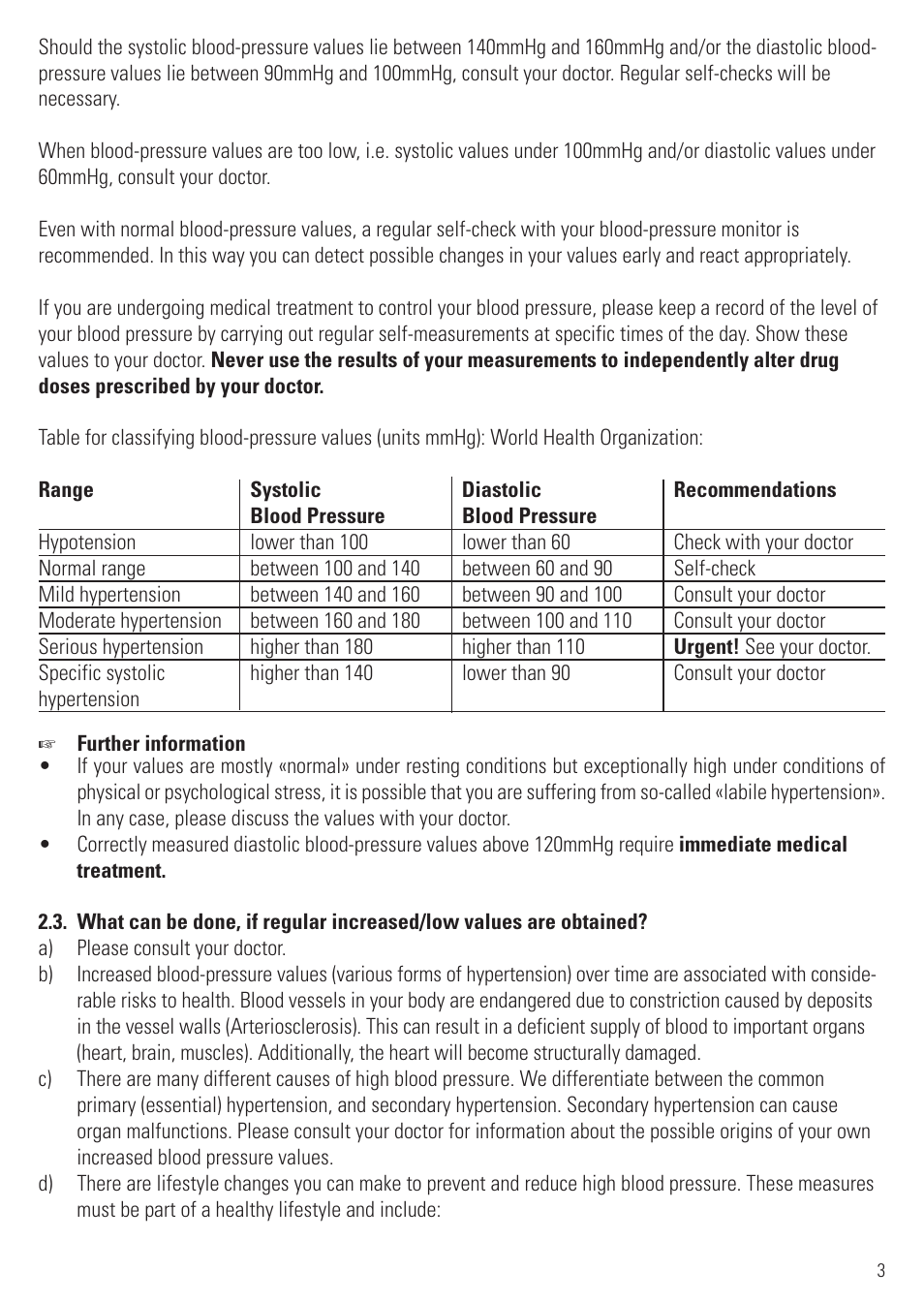 Microlife BP RM 100 User Manual | Page 6 / 66