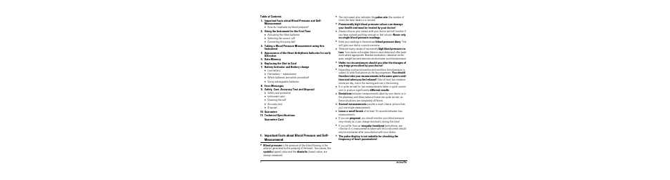 Microlife BP A80 User Manual | Page 4 / 107