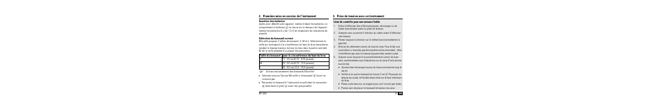 Première mise en service de l'instrument, Insertion des batteries, Sélection du brassard correct | Prise de tension avec cet instrument | Microlife BP A90 User Manual | Page 15 / 153