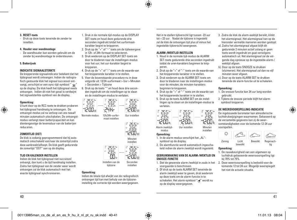 Hama EWS-880 User Manual | Page 21 / 38