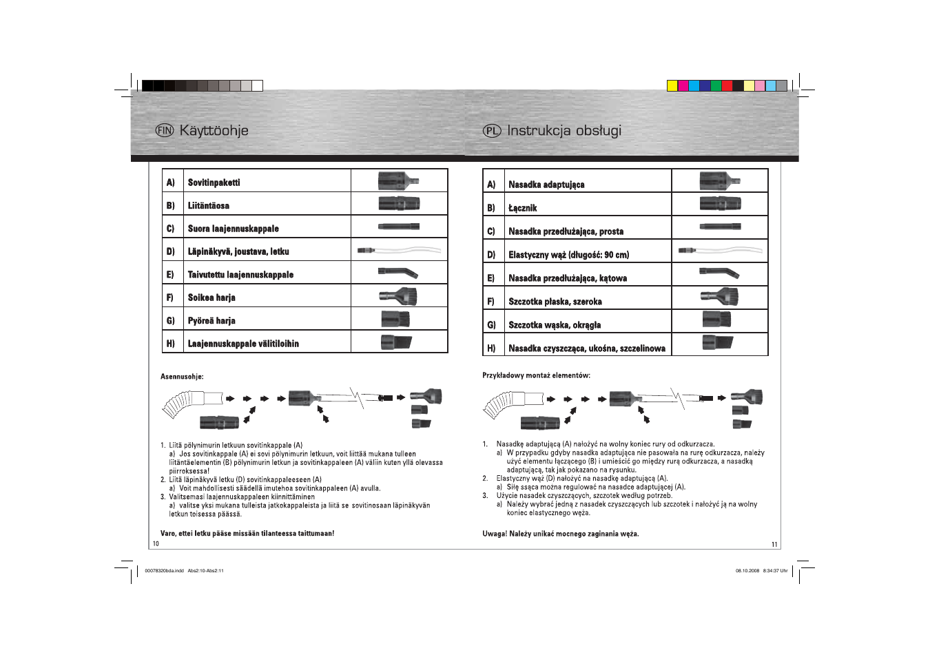 Hama Vacuum Cleaning Kit User Manual | Page 6 / 9
