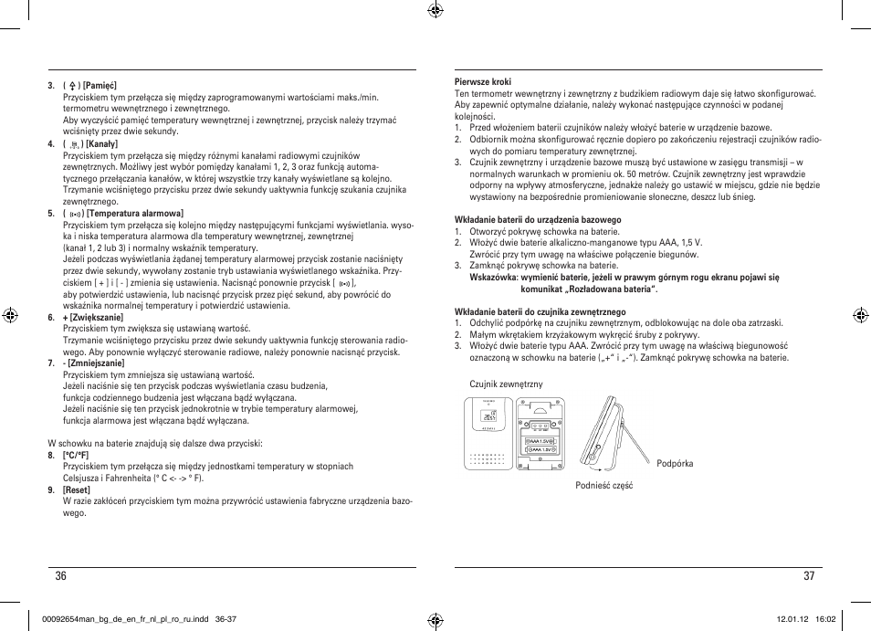Hama EWS-170 User Manual | Page 19 / 32