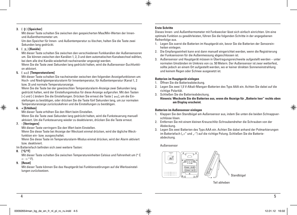 Hama EWS-170 User Manual | Page 3 / 32