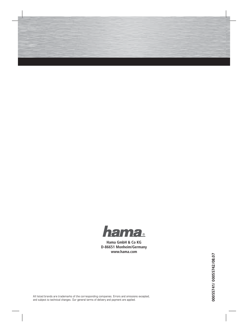 Hama Card Reader with MP3 Player User Manual | 40 pages