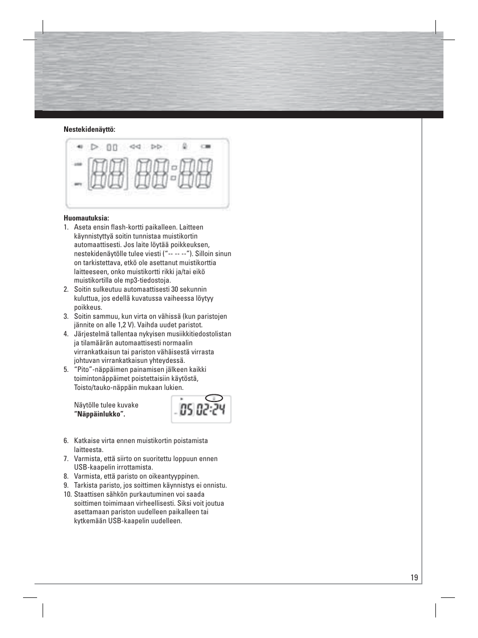 Hama Card Reader with MP3 Player User Manual | Page 20 / 40