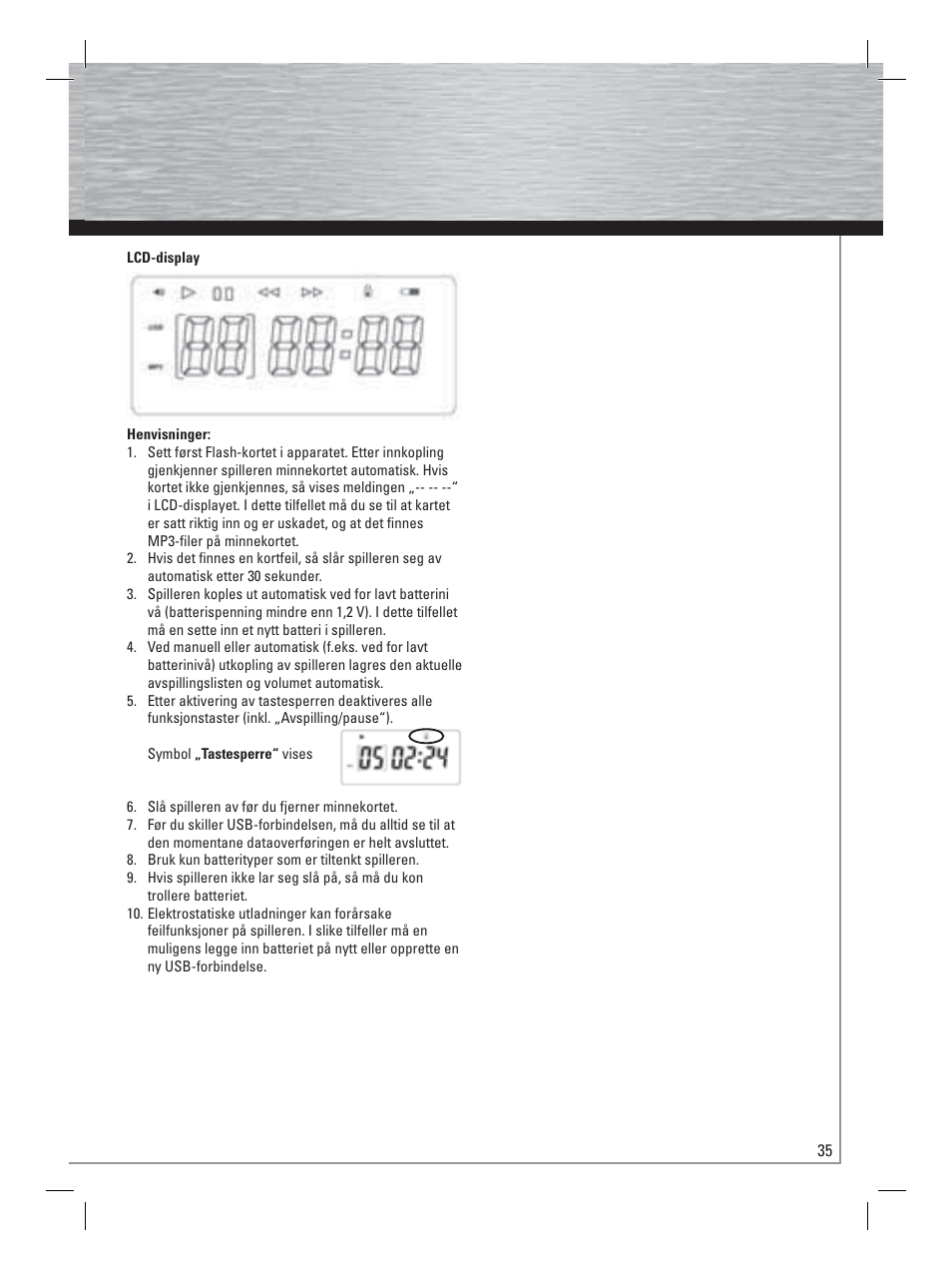 Hama Card Reader with MP3 Player User Manual | Page 36 / 40