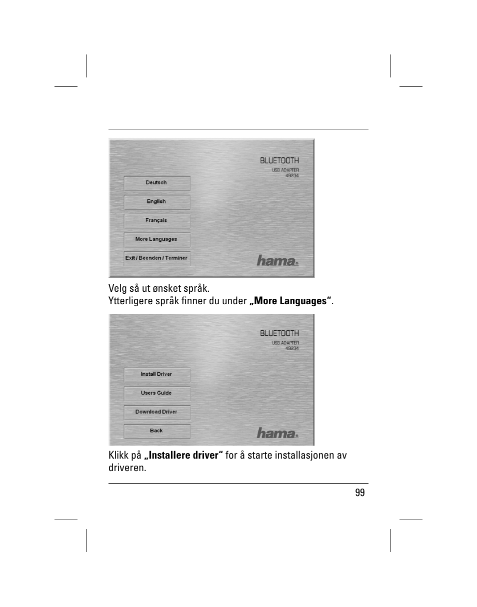 Hama Nano Bluetooth USB Adapter User Manual | Page 100 / 106