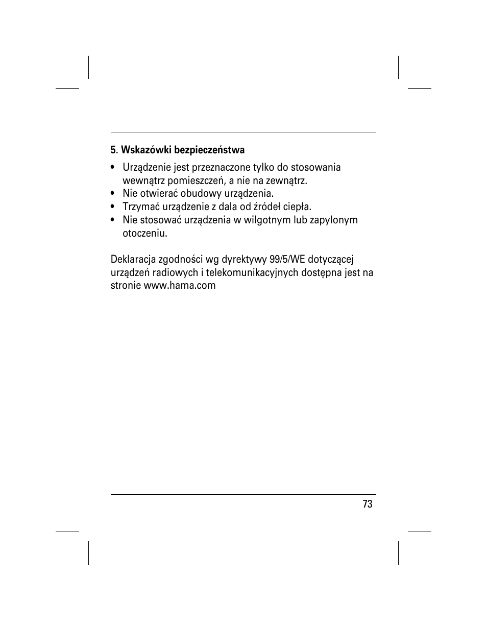 Hama Nano Bluetooth USB Adapter User Manual | Page 74 / 106