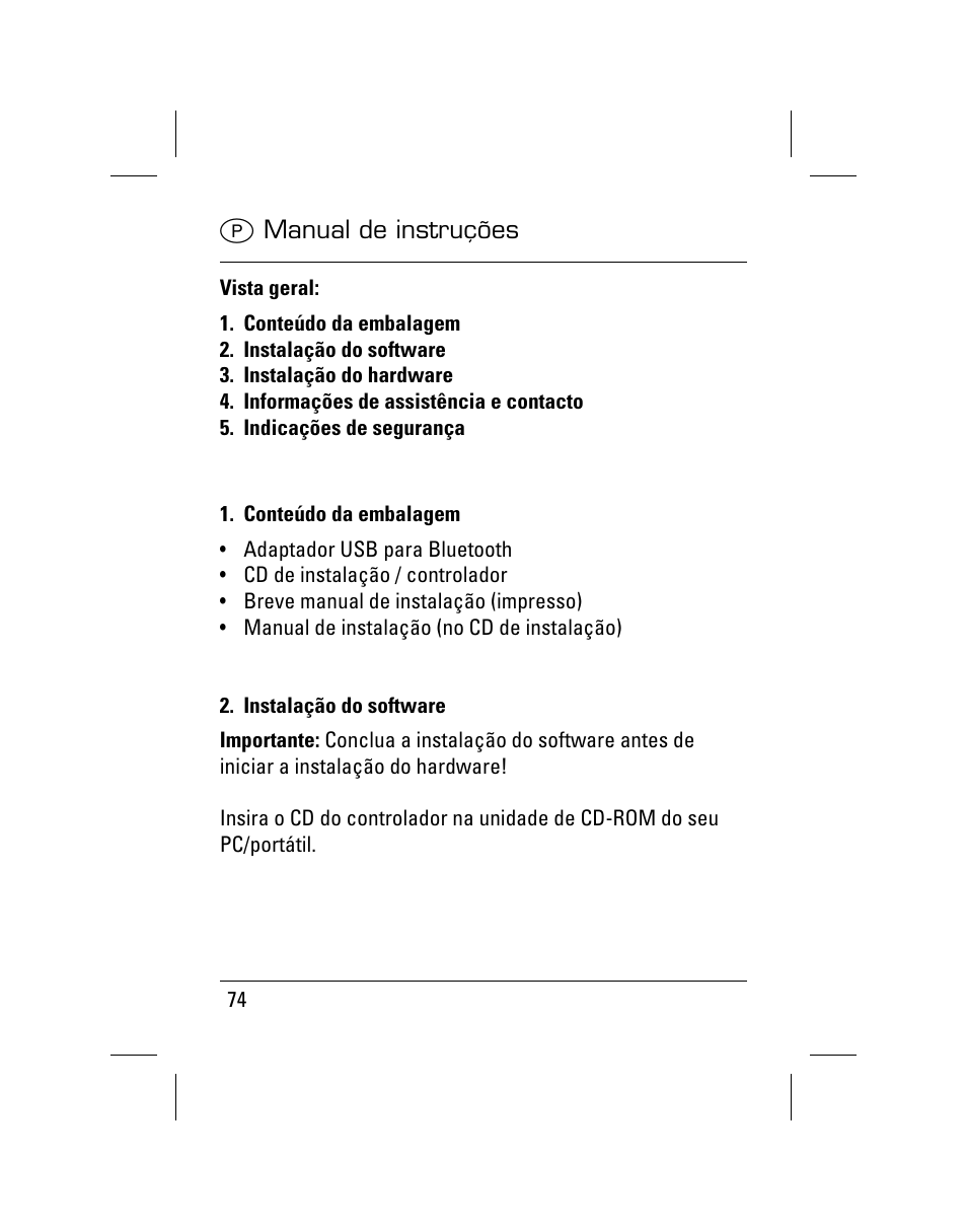 Hama Nano Bluetooth USB Adapter User Manual | Page 75 / 106