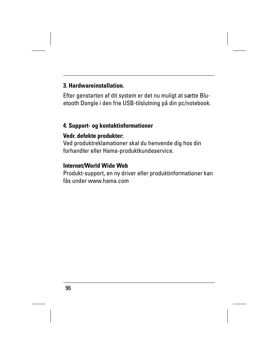 Hama Nano Bluetooth USB Adapter User Manual | Page 97 / 106