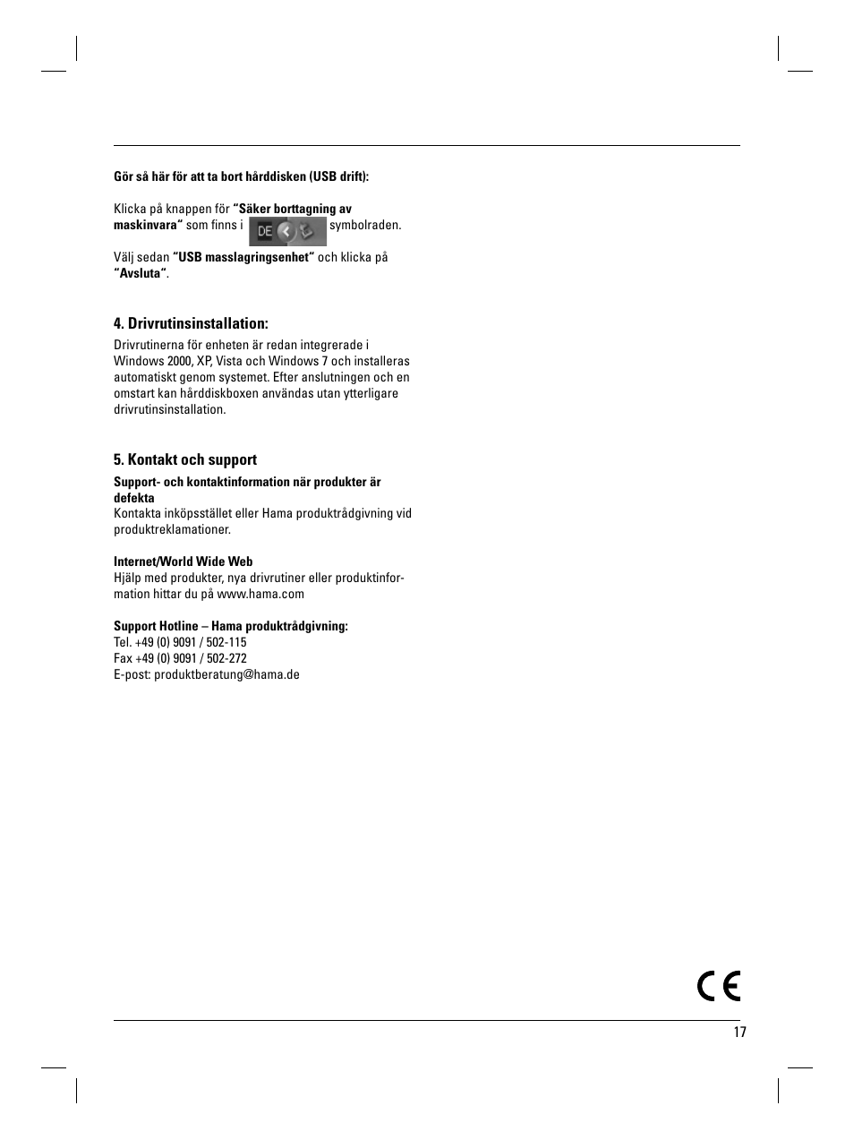 Hama SATA HDD Docking Station User Manual | Page 18 / 38