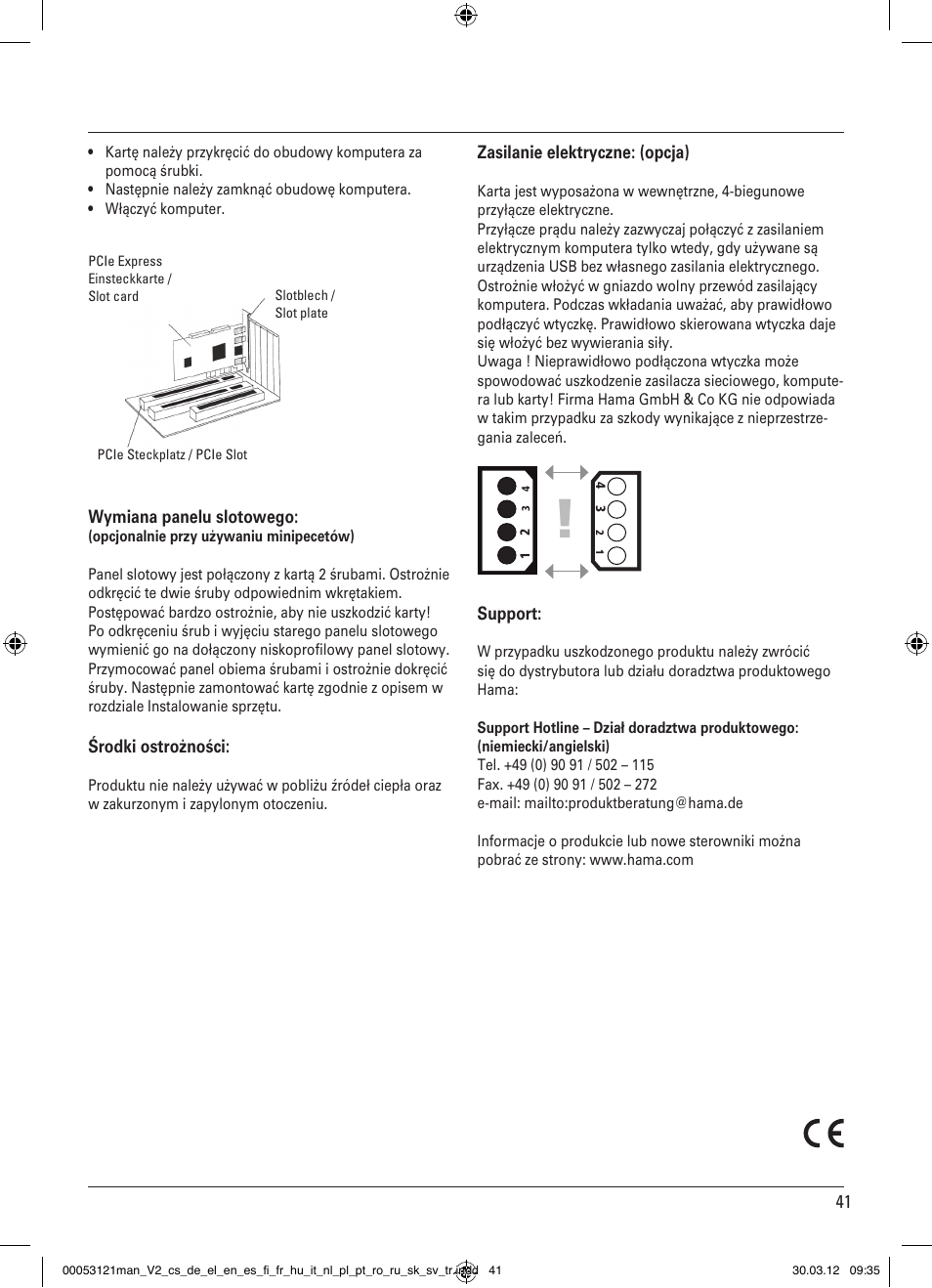 Hama USB 3.0 Controller PCIe User Manual | Page 41 / 72