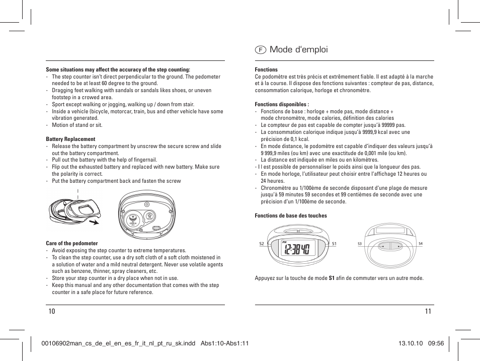 F mode d‘emploi | Hama PM-Alarm User Manual | Page 6 / 31