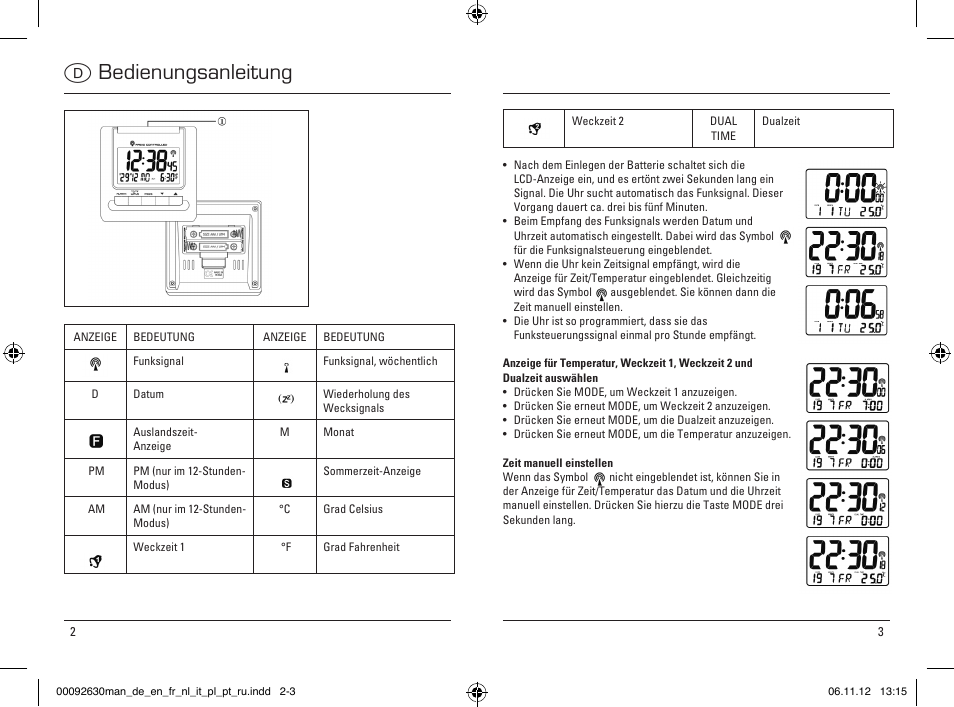 Dbedienungsanleitung | Hama RC200 User Manual | Page 2 / 26