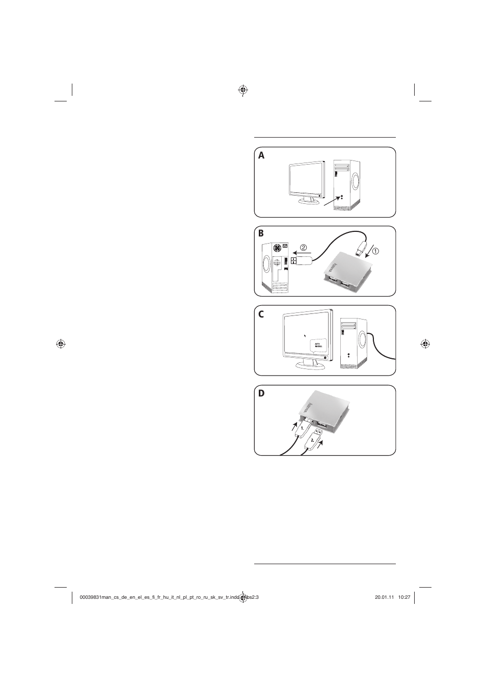 Ac d b | Hama USB 2.0 Hub Premium Silver User Manual | Page 4 / 12