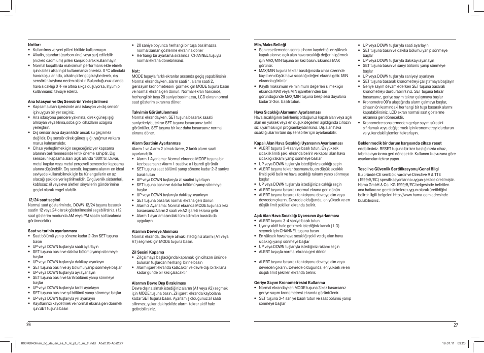 Hama EWS-100 User Manual | Page 14 / 19