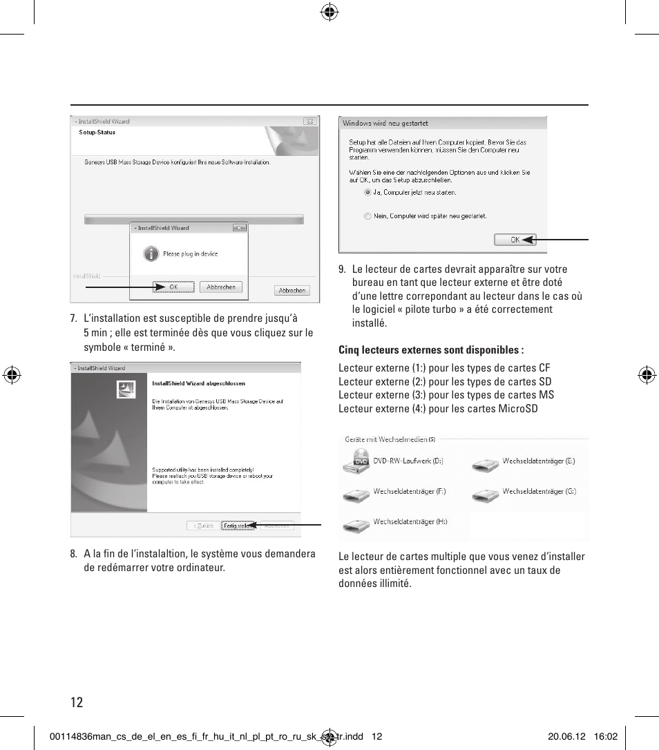 Hama Card Reader SuperSpeed Slim User Manual | Page 12 / 70