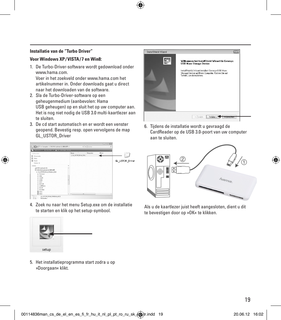 Hama Card Reader SuperSpeed Slim User Manual | Page 19 / 70
