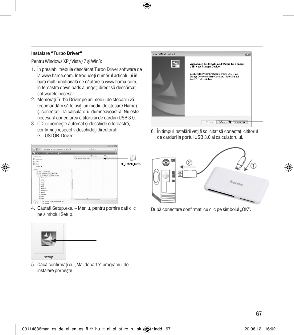 Hama Card Reader SuperSpeed Slim User Manual | Page 67 / 70