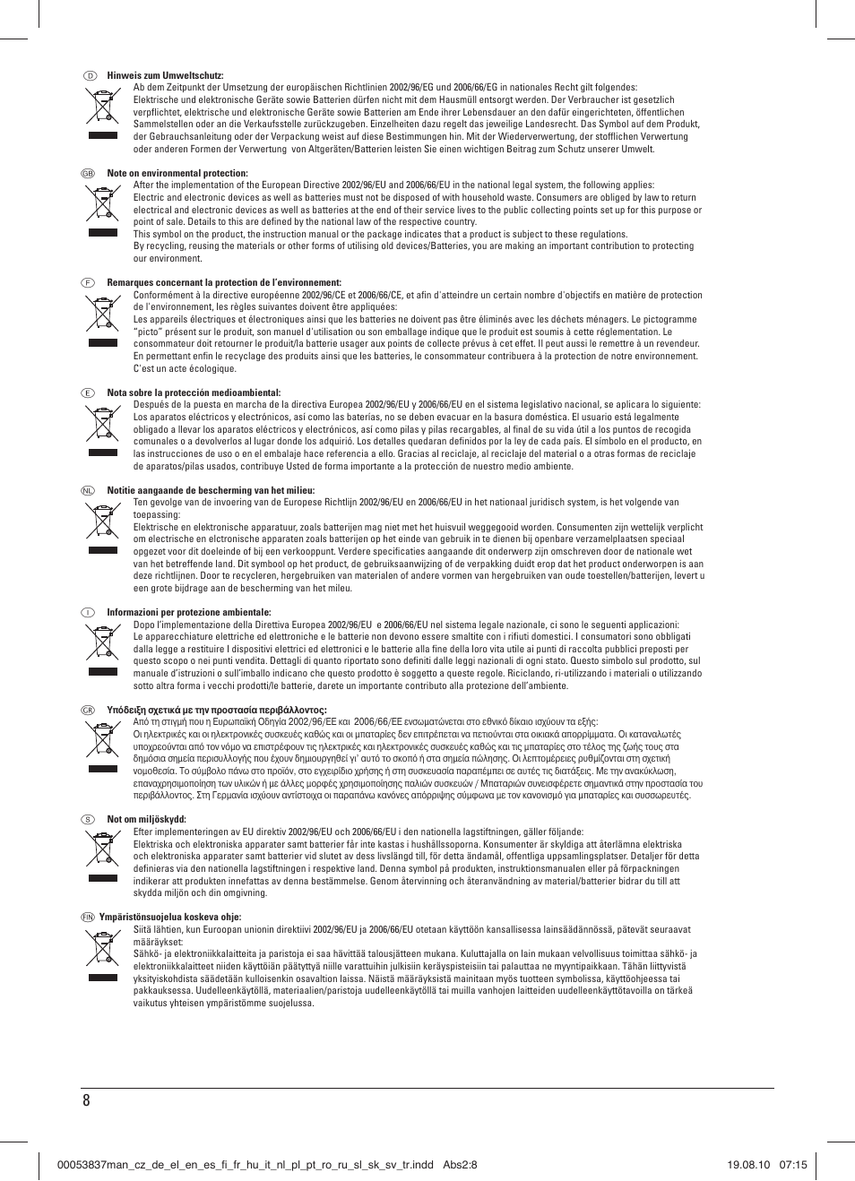 Hama Basic Keyboard 2000 User Manual | Page 9 / 10