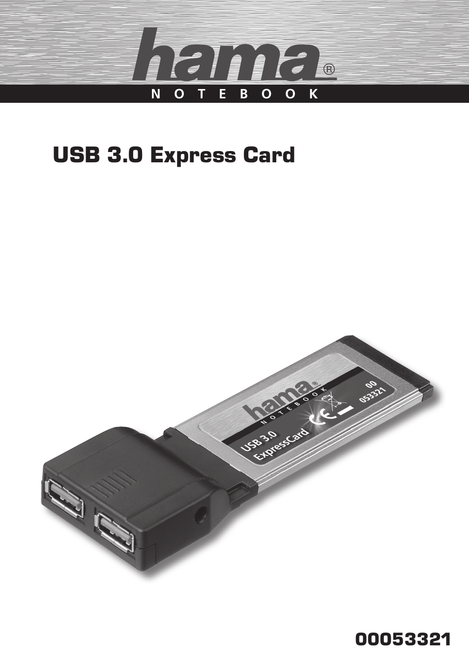 Hama ExpressCard USB 3.0 User Manual | 72 pages