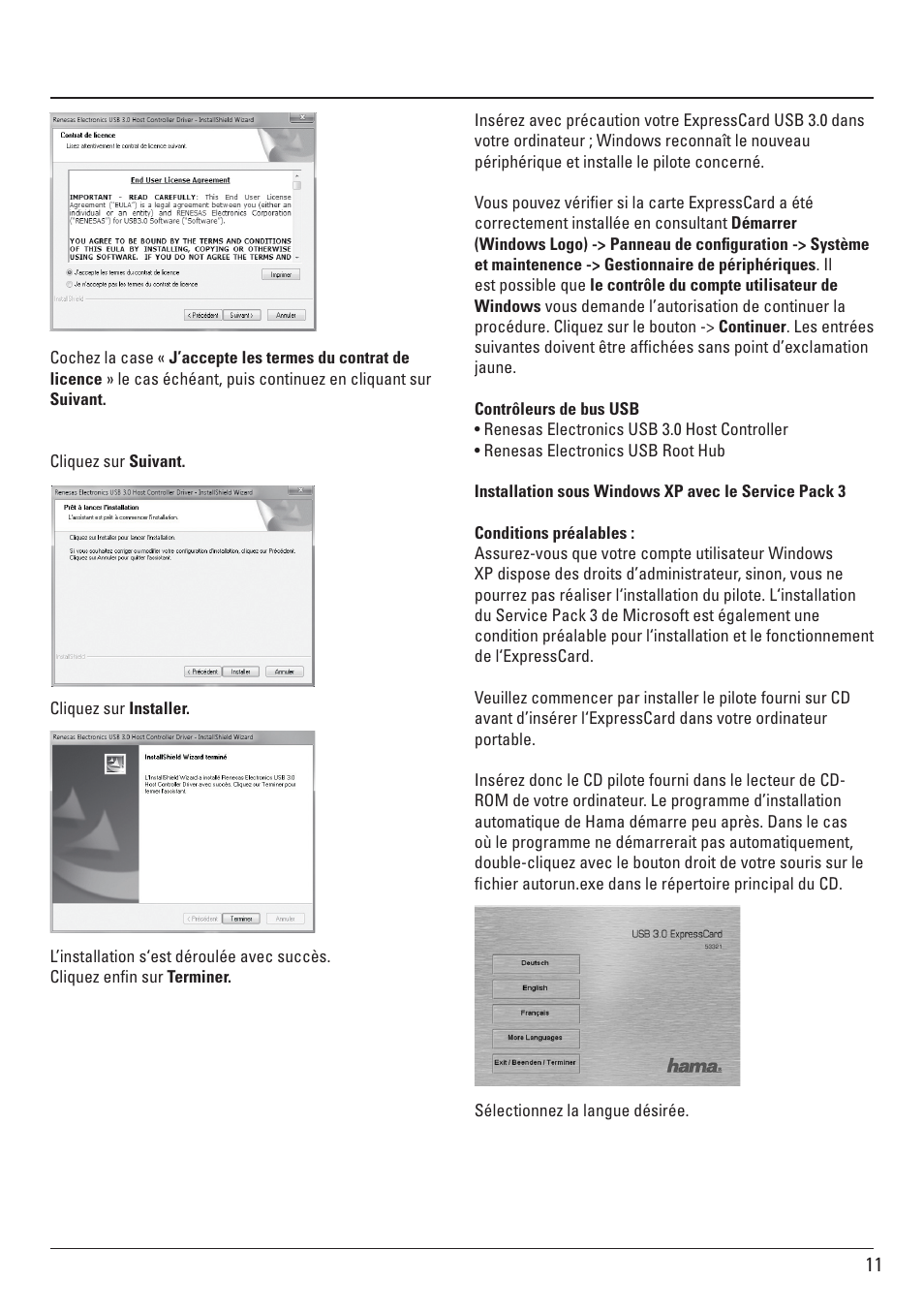 Hama ExpressCard USB 3.0 User Manual | Page 11 / 72