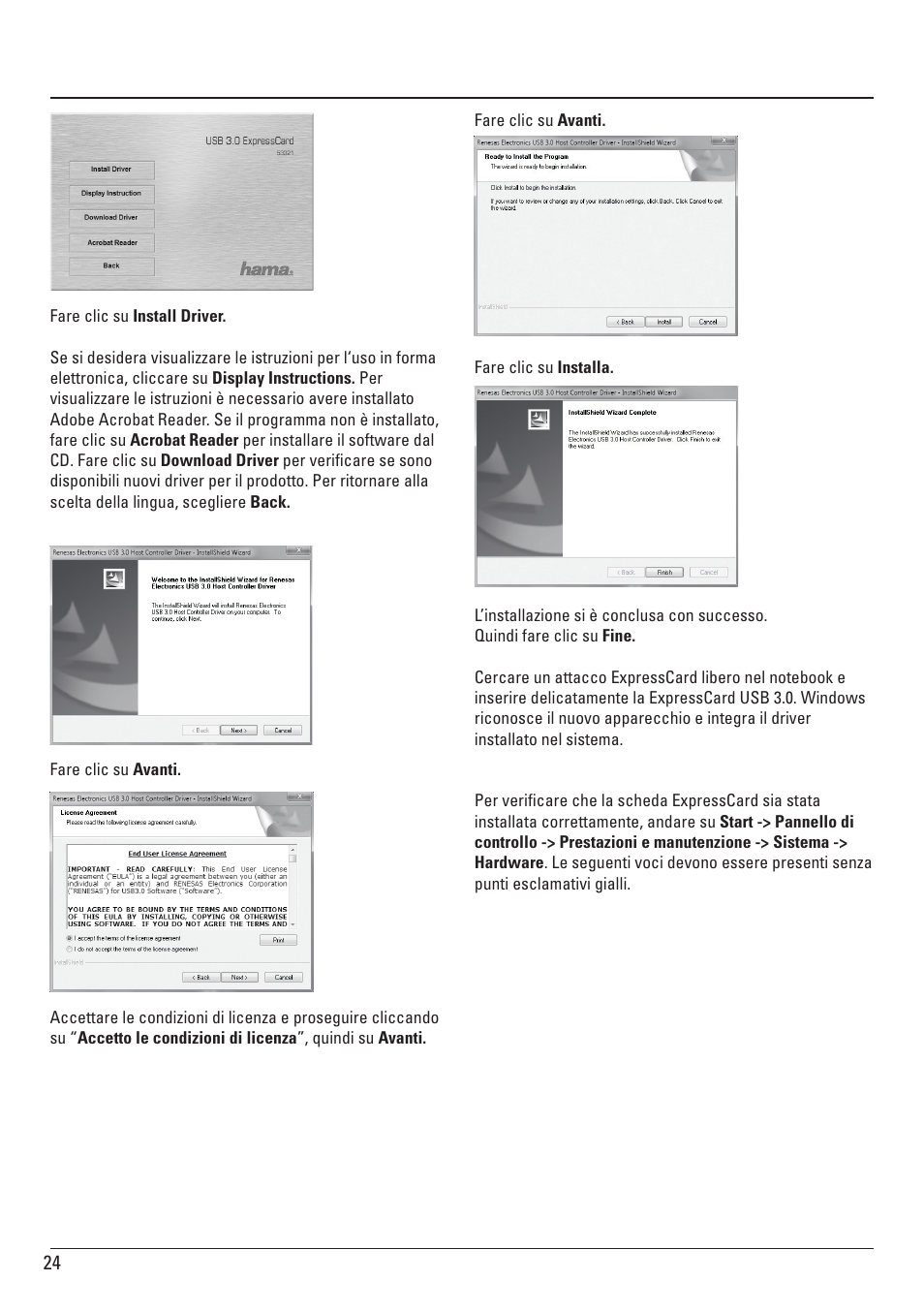 Hama ExpressCard USB 3.0 User Manual | Page 24 / 72