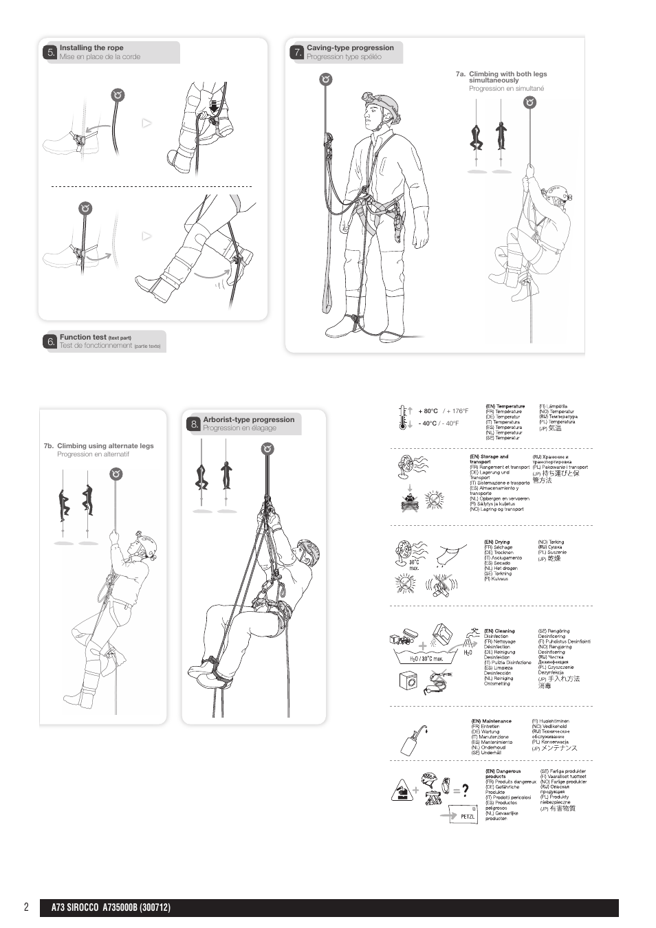 Drawings | Petzl PANTIN_2013 User Manual | Page 2 / 10