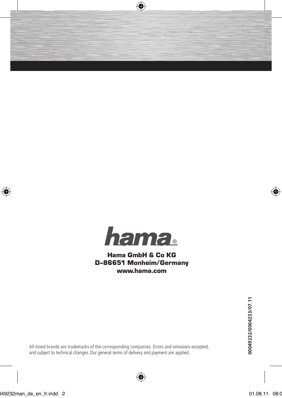 Hama Bluetooth USB Adapter Nano User Manual | Page 10 / 10