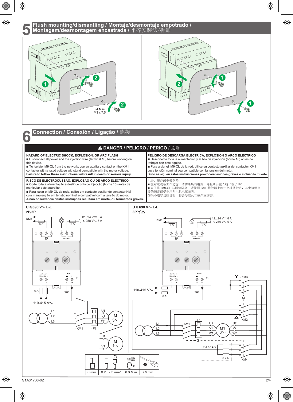 Schneider Electric Vigilohm IM9-OL User Manual | Page 2 / 10