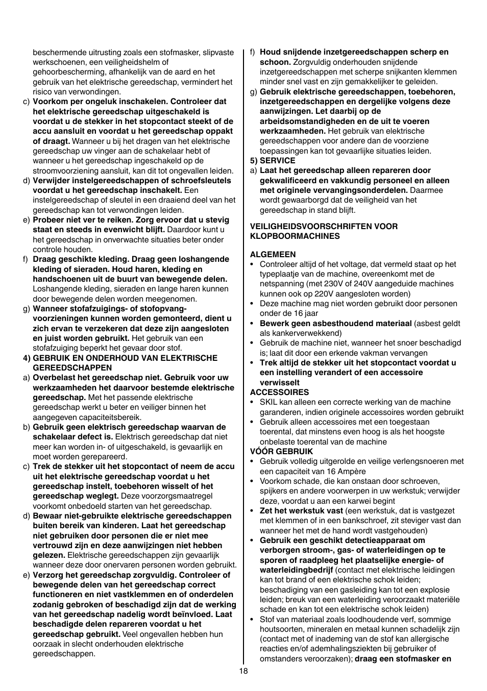 Skil 6950 AA (Torro) User Manual | Page 18 / 108