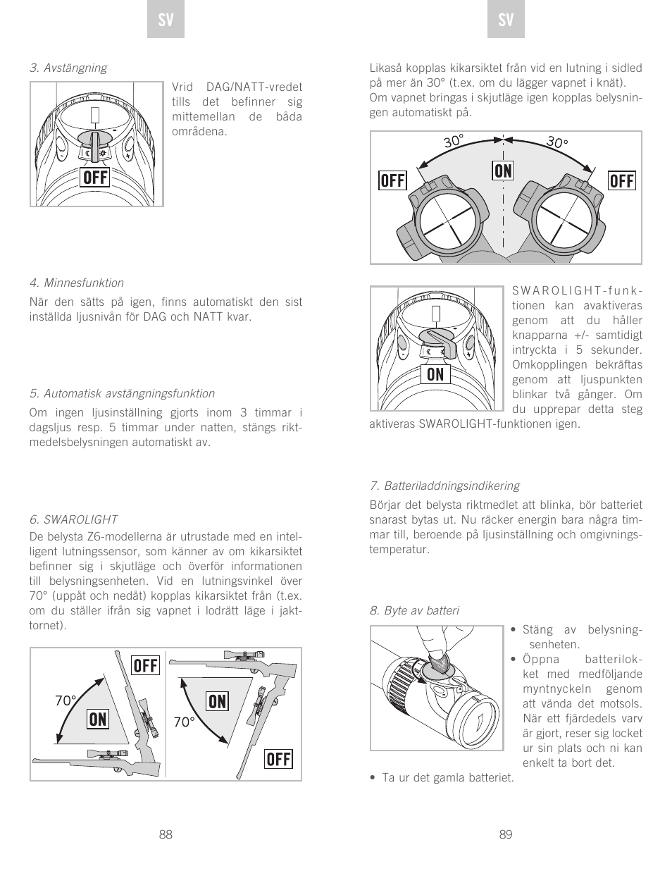 De sv sv | Swarovski Optik Z6(i) 5-30x50 P (BT) User Manual | Page 45 / 71
