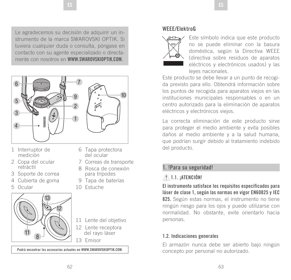 Swarovski Optik Rangefinder User Manual | Page 32 / 83