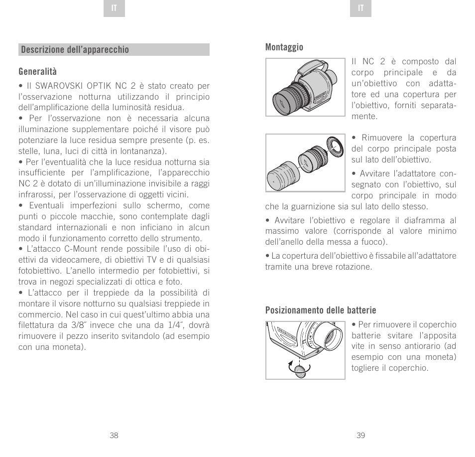 Swarovski Optik NC	2 User Manual | Page 20 / 61