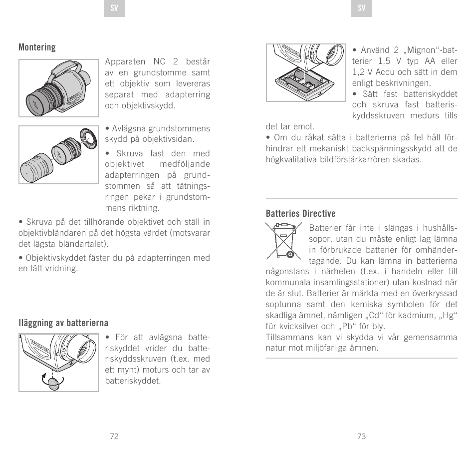 Swarovski Optik NC	2 User Manual | Page 37 / 61