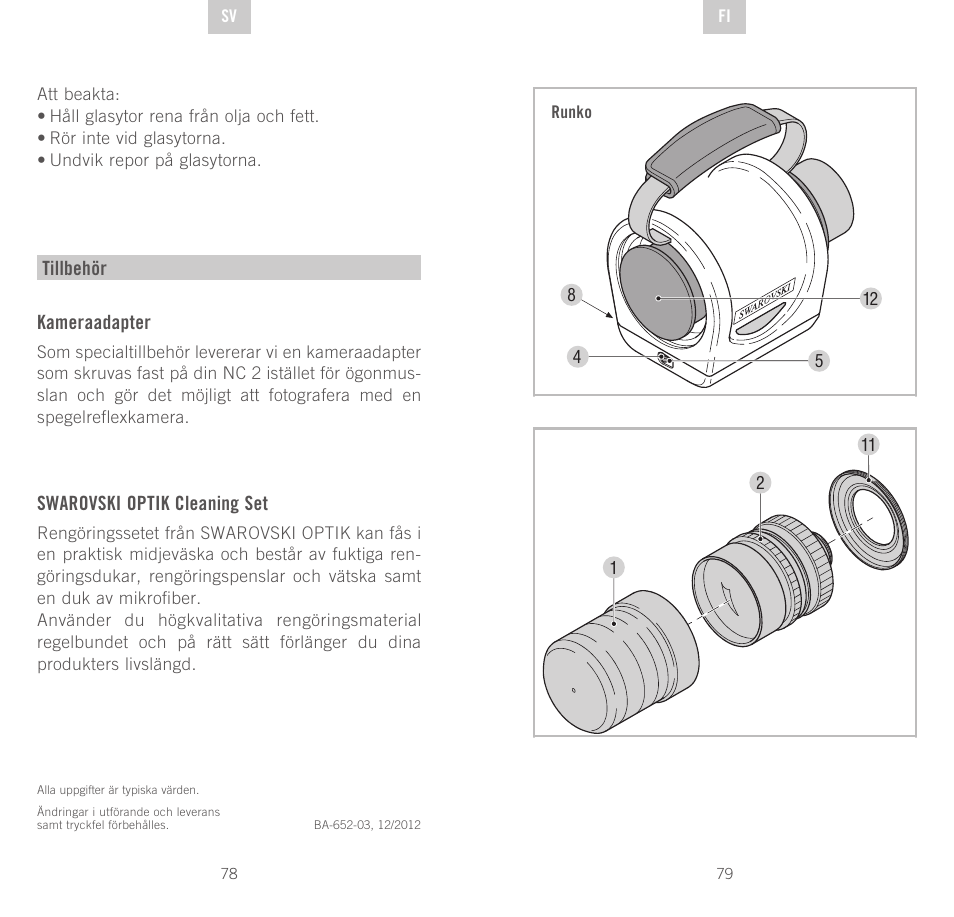 Swarovski Optik NC	2 User Manual | Page 40 / 61
