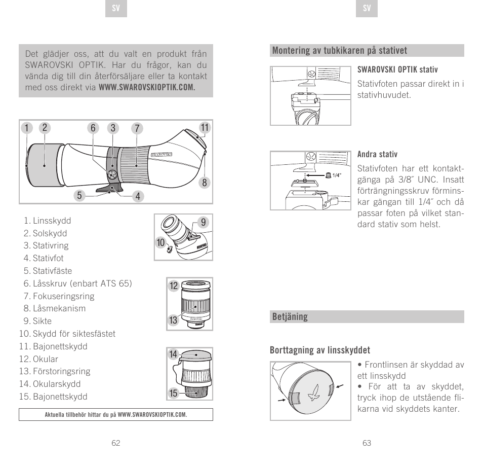 Swarovski Optik STS User Manual | Page 32 / 57