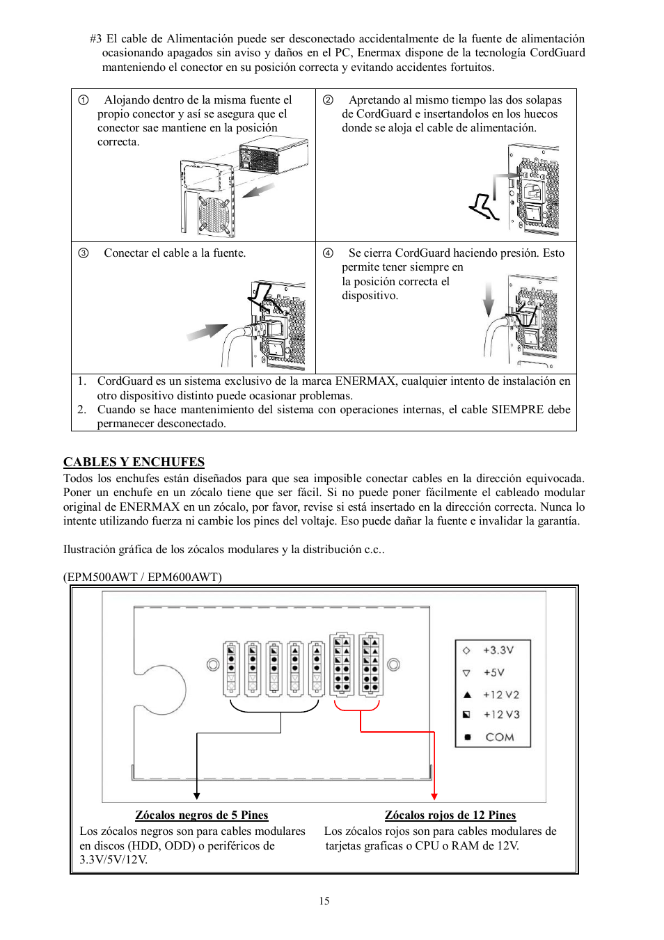 Enermax Platimax EPM850EWT User Manual | Page 17 / 40