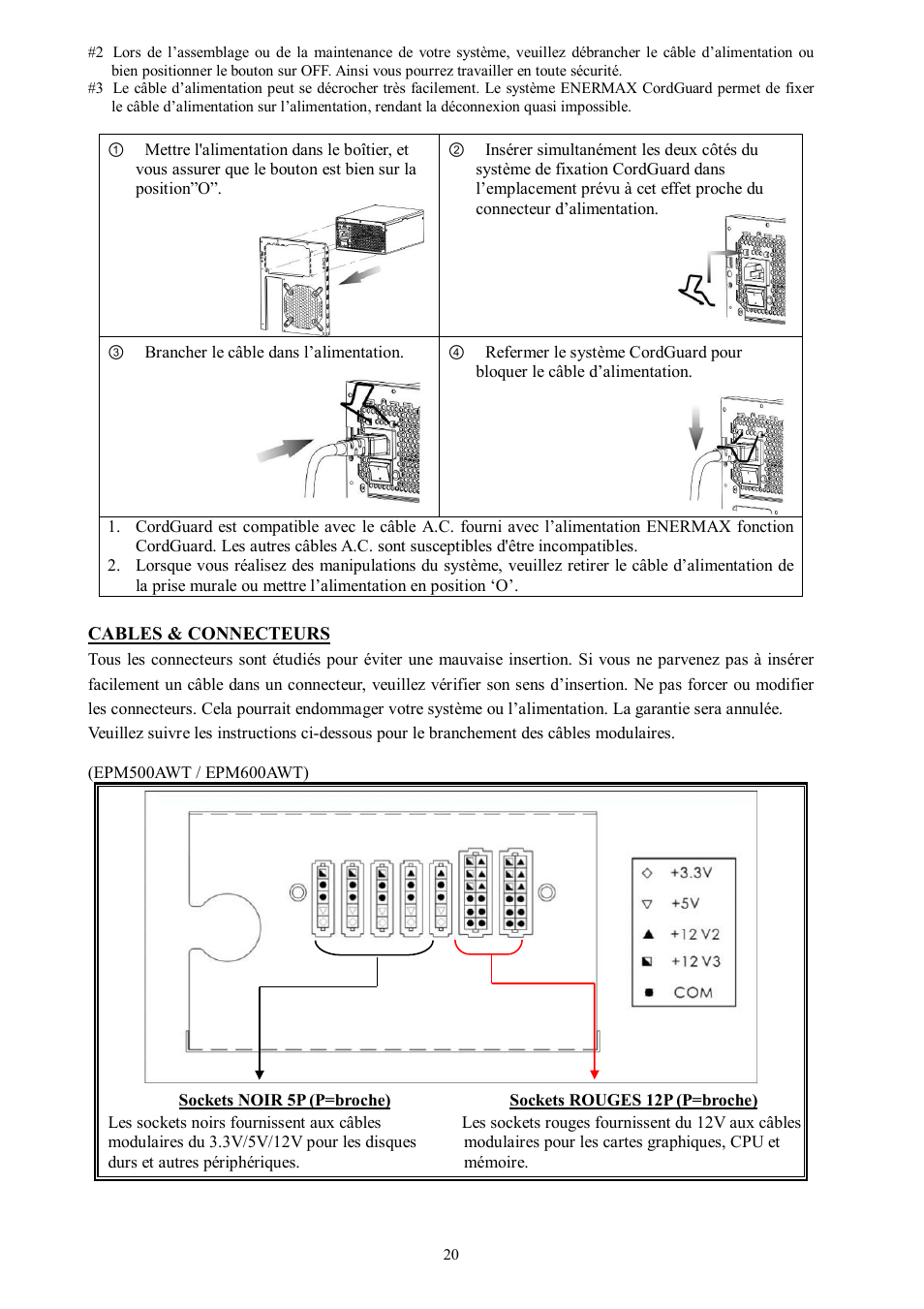 Enermax Platimax EPM850EWT User Manual | Page 22 / 40