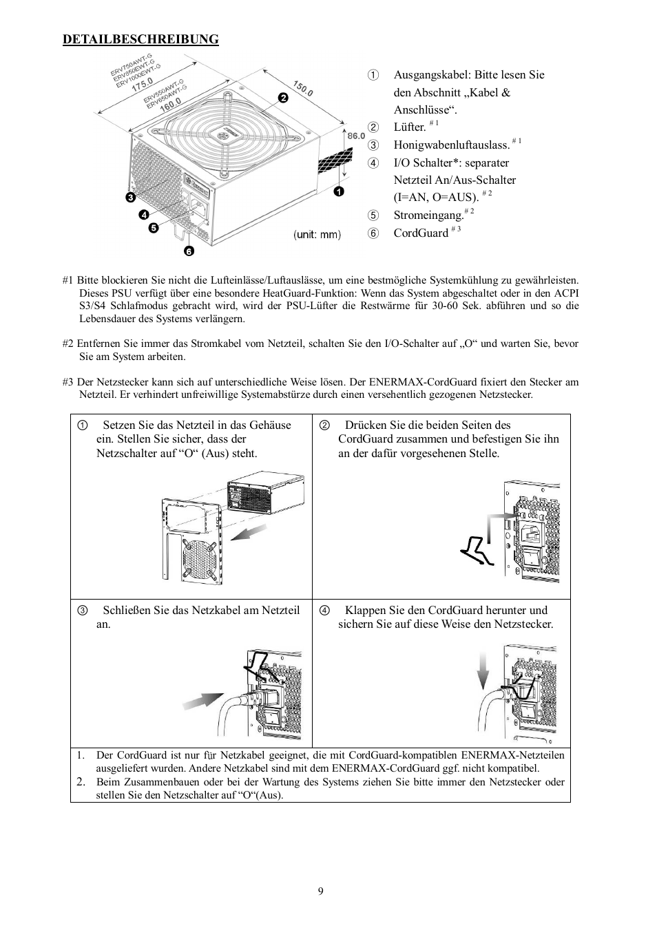 Enermax Revolution87+ User Manual | Page 11 / 40