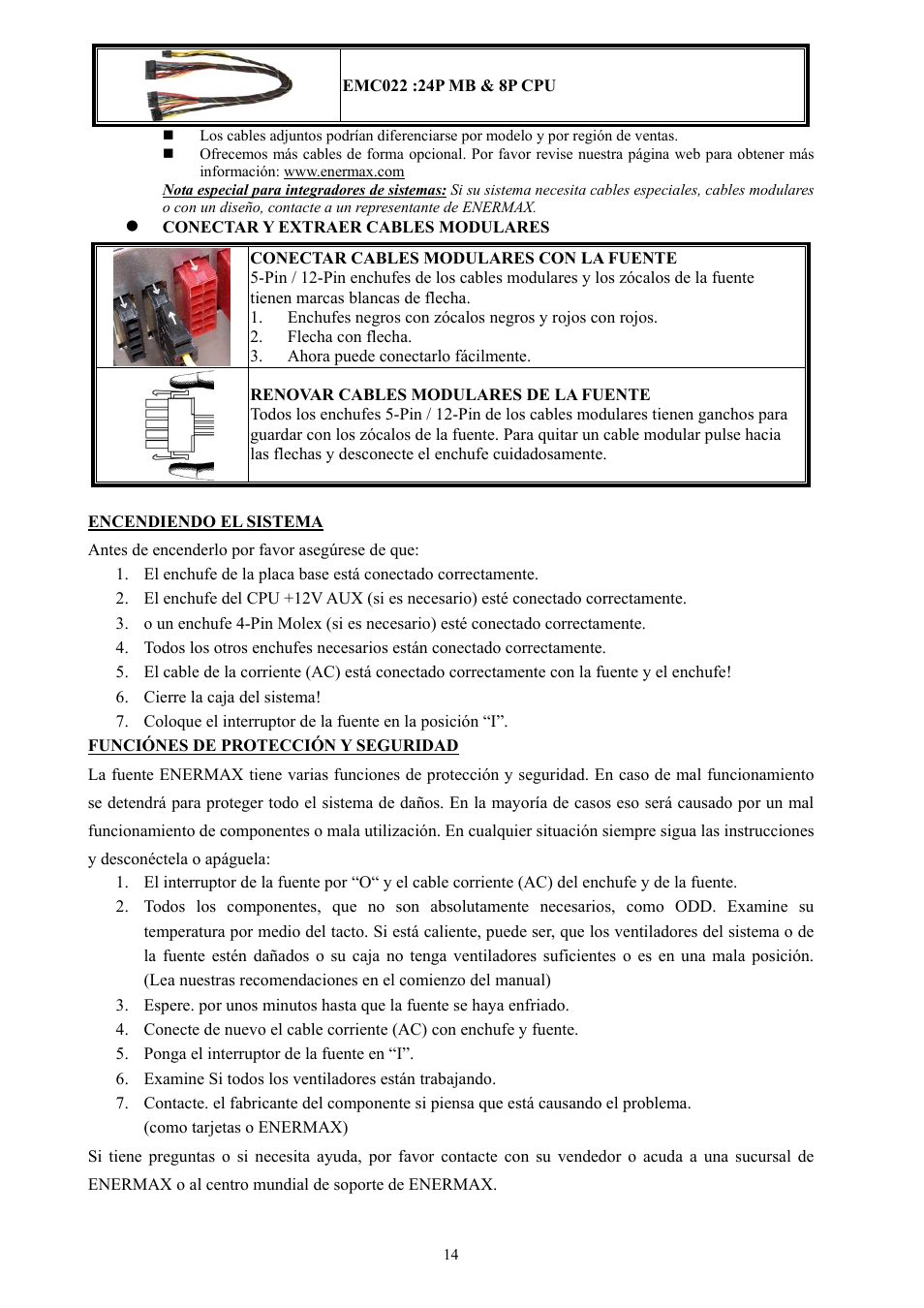 Enermax Platimax EPM1500EGT User Manual | Page 15 / 55