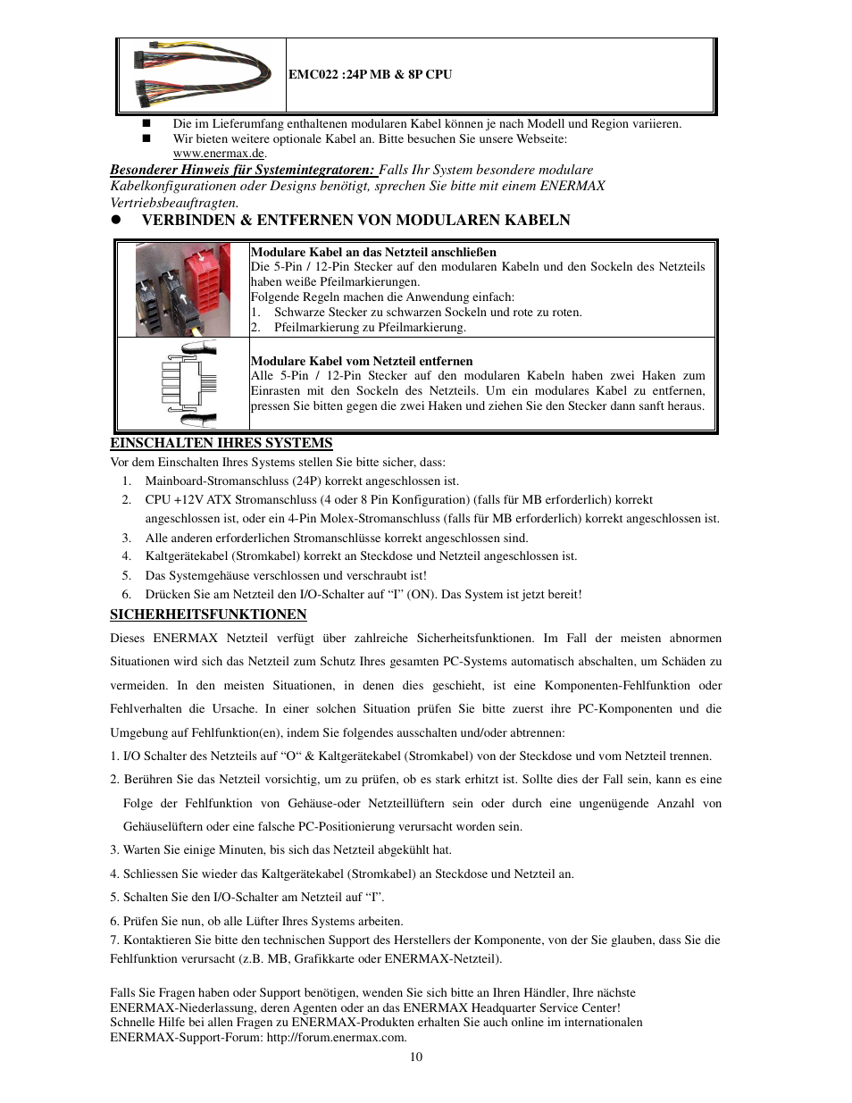 Enermax MaxRevo User Manual | Page 12 / 56