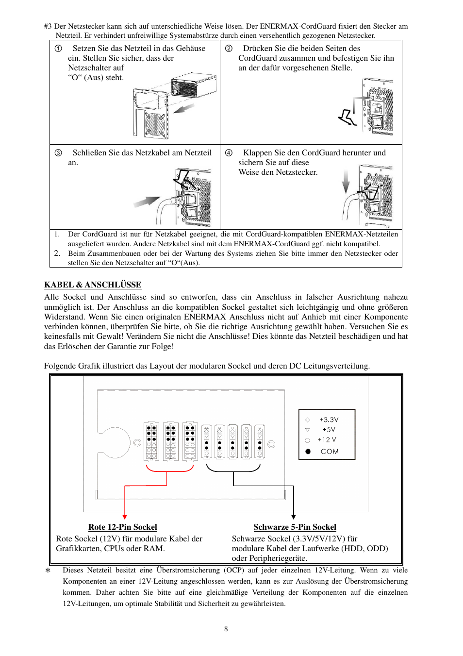 Enermax Platimax EPM1000EWT User Manual | Page 10 / 56